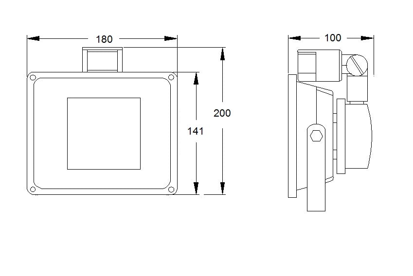 LED reflektor 20W s pohybovým senzorom – Obrázok 2