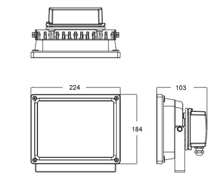 LED reflektor 30W – Obrázok 3