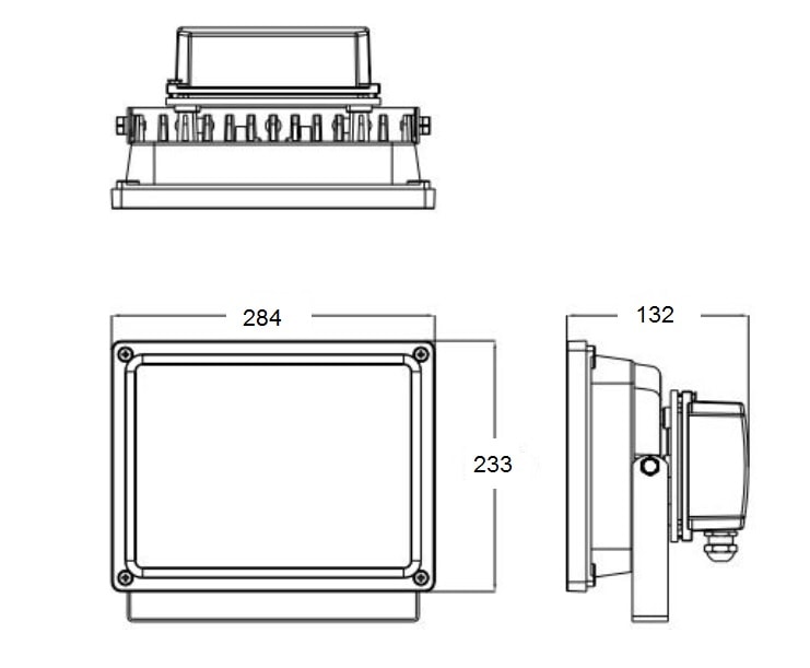 LED reflektor 50W – Obrázok 3