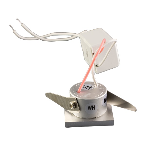 Zapustené hranaté stropné mini LED svietidlo 1W – Obrázok 2