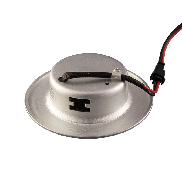 High-End zapustené okrúhle stropné COB LED svietidlo 3W INOX – Obrázok 2