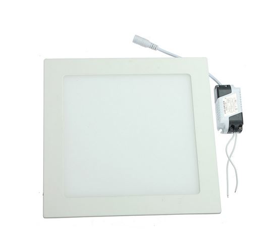 Biely hranatý zapustený LED mini panel 25W