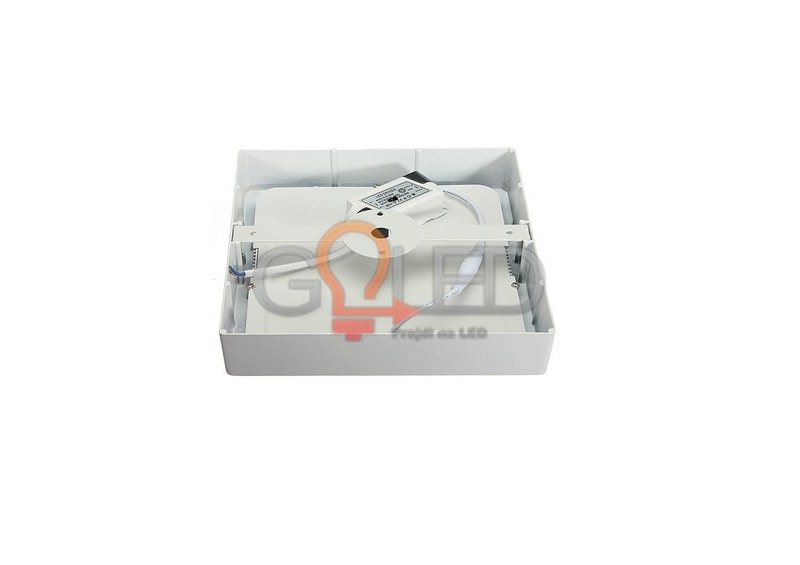 Hranatý LED mini panel 12W na povrchovú inštaláciu s voliteľnou farbou svetla – Obrázok 2