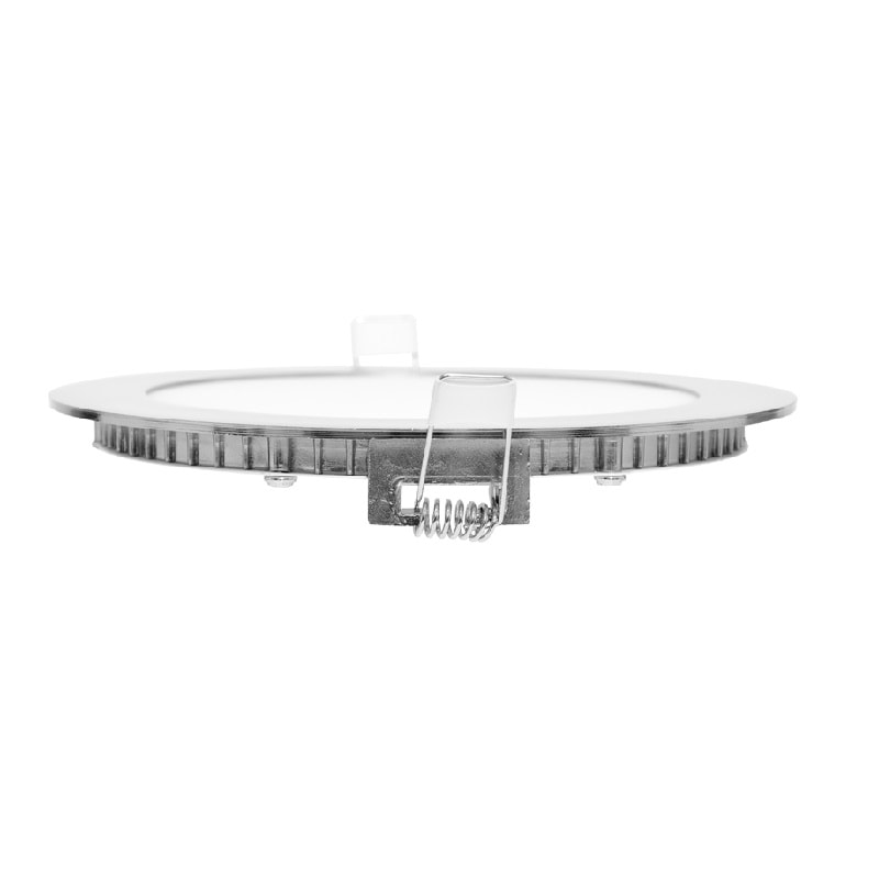 Chromový okrúhly zapustený LED mini panel 12W – Obrázok 2