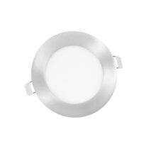 chromovy okruhly zapusteny led mini panel 6w