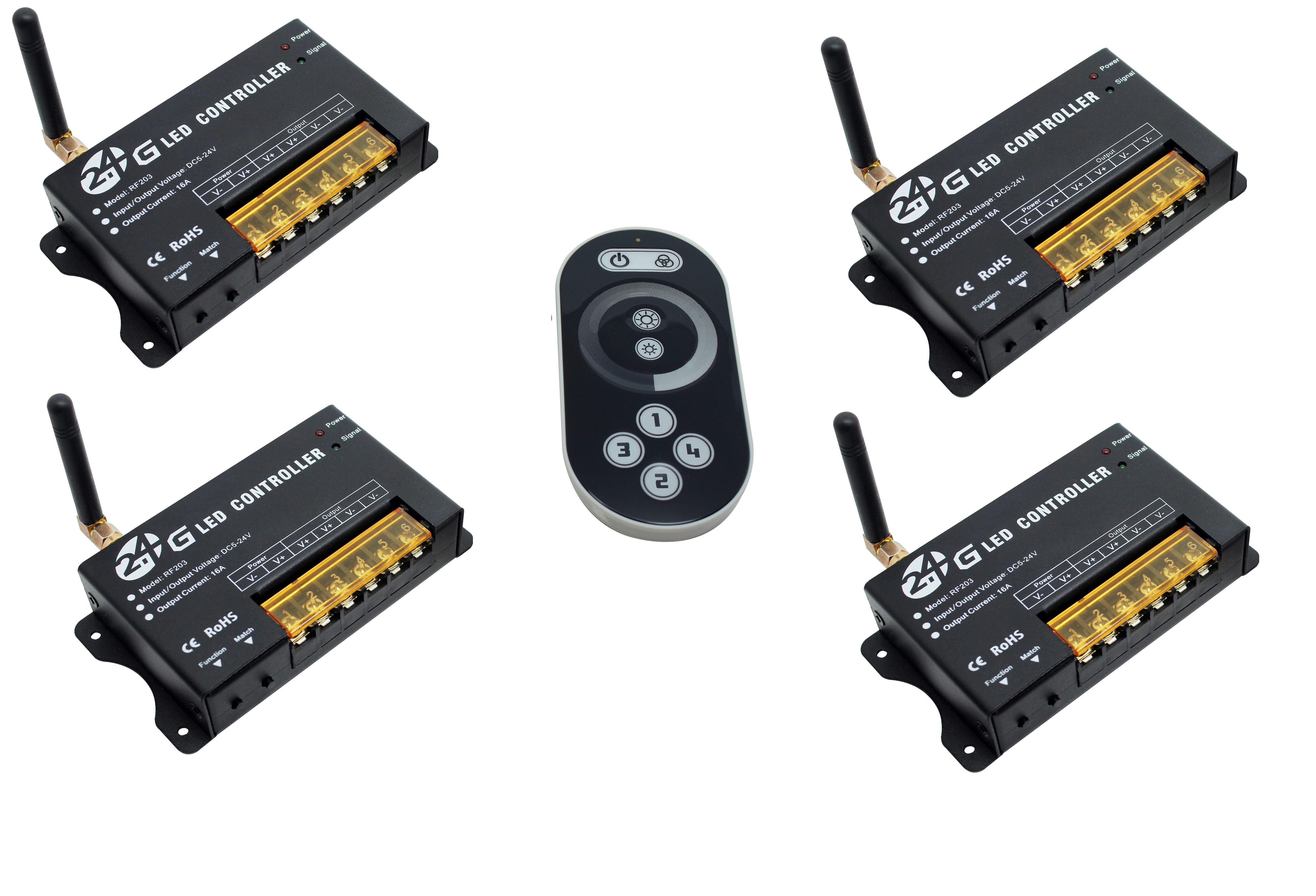 LED RF stmievač 1-4 kanálový – Obrázok 2