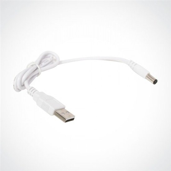biela usb nabijatelna stolna lampa 4w kabel