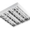 Rastrové svietidlo 60x60cm s LED trubicami T8 36W