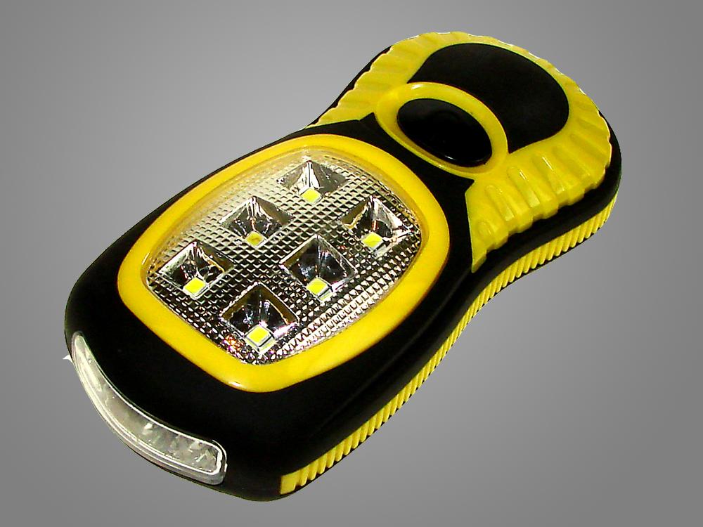 pracovna smd led lampa s magnetom na baterky