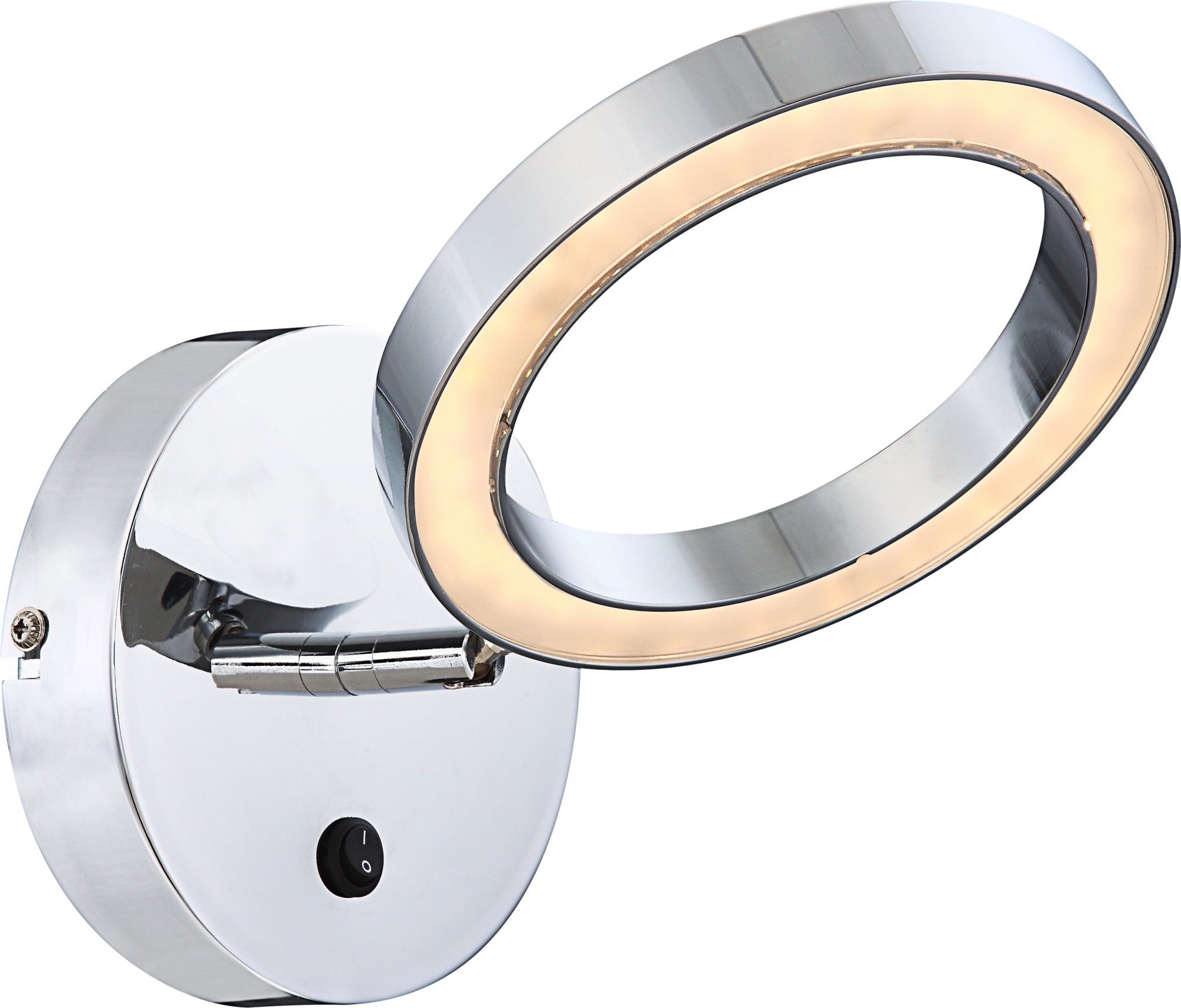 chromova nastenna lampa 9w