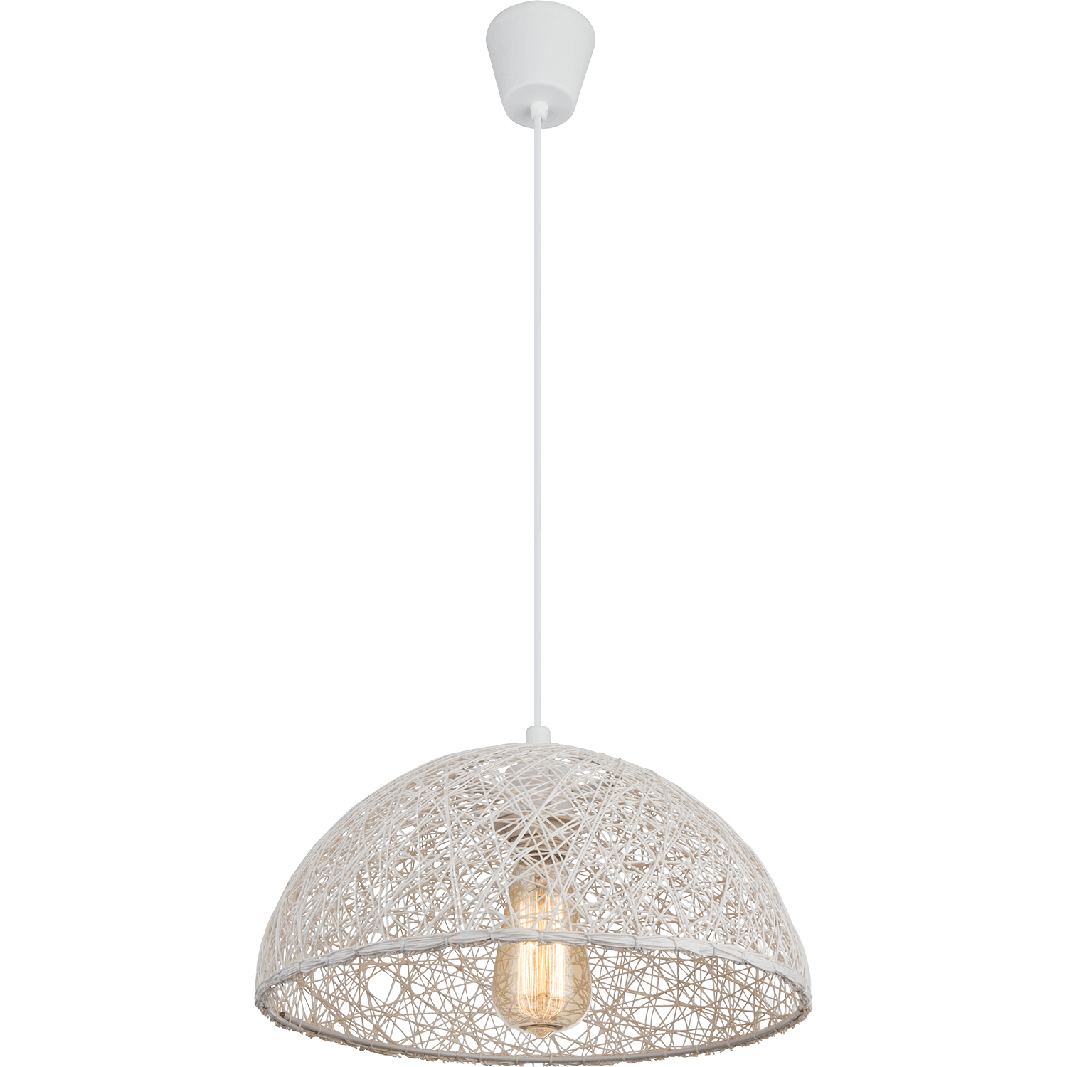 Ratanová visiaca lampa na LED žiarovky e27 – Obrázok 6