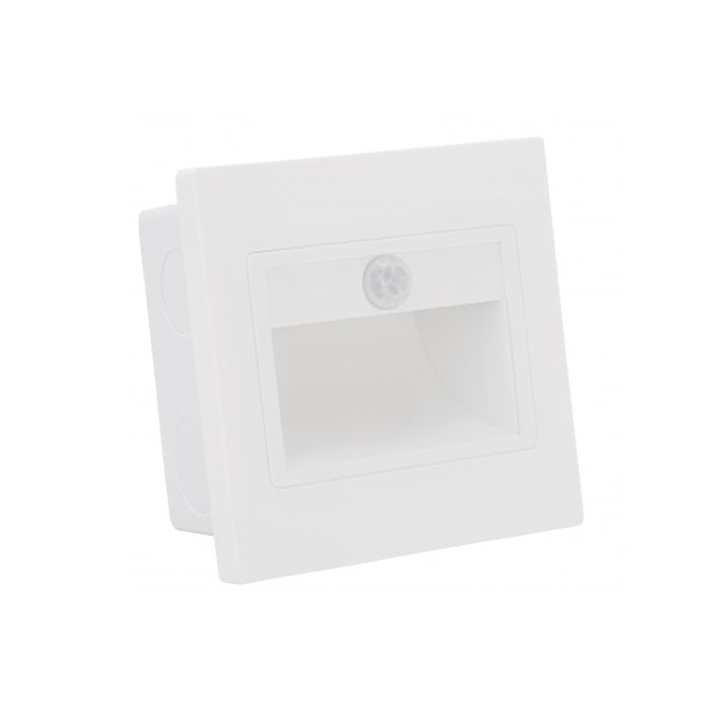 hranate led svietidlo do steny s pohybovym senzorom 1,5w