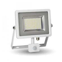 biely smd led reflektor 30w s pohybovym senzorom