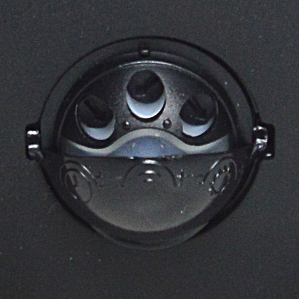 Čierne nástenné LED svietidlo IP54 s pohybovým senzorom 9W – Obrázok 2