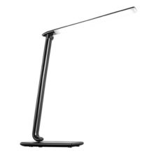 cierna stmievatelna stolna led lampa 12w