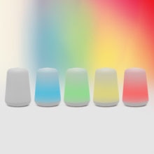 dekoracna rgb led lampa 3w na baterky