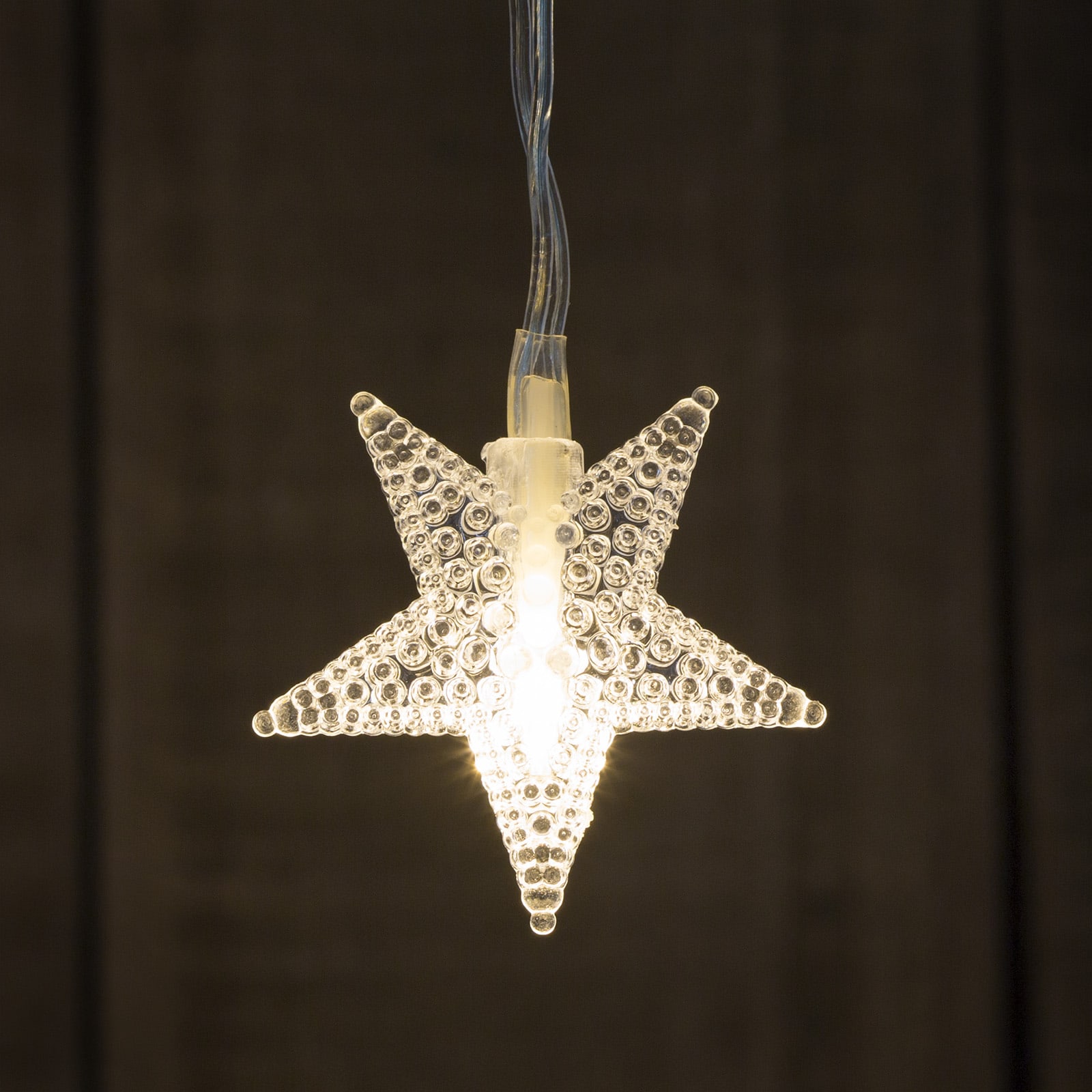 Vianočná LED reťaz na 230V hviezdy – Obrázok 3