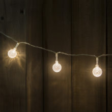 vianocna led retaz na baterky gule