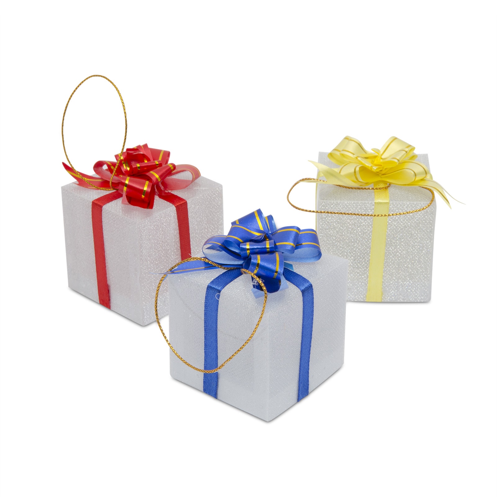 Vianočná RGB LED dekorácia darček – Obrázok 2