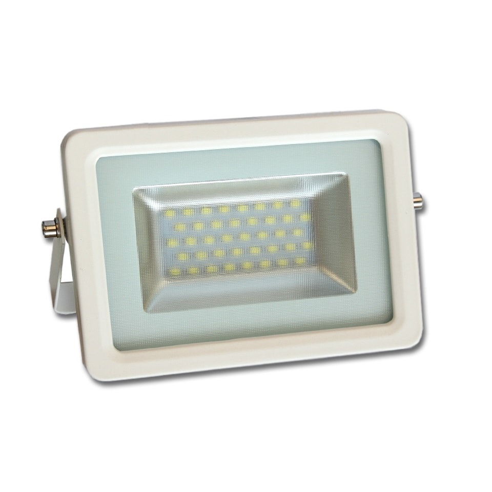 biely led reflektor 20w
