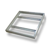 biely ram na montaz na povrch pre led panely 60 x 60 cm