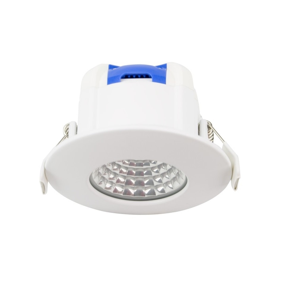 Biele zapustené okrúhle LED svietidlo IP65 8W – Obrázok 4