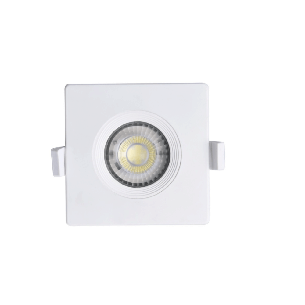 biele zapustene hranate bodove led svietidlo 7w