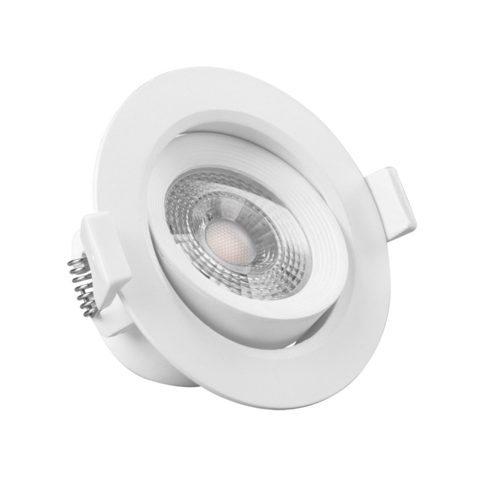 naklapatelne biele zapustene okruhle bodove led svietidlo 7w