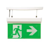 nudzove led svietidlo visiace s piktogramom 2w