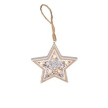 vianocna led hviezdicka s 3d efektom hviezd na baterky