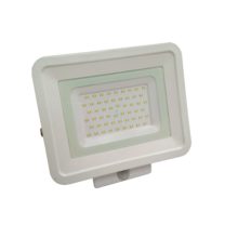 biely smd led reflektor s pohybovym senzorom 50w