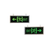 trvale nudzove led svietidlo visiace s piktogramom 2w cierne