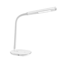 biela stmievatelna stolna lampa 8w elegant