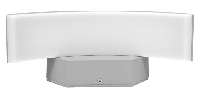 Sivé nástenné LED svietidlo Focus IP54 8W 4000K – Obrázok 3