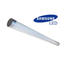 strieborne linearne zavesene led svietidlo tuba 36w