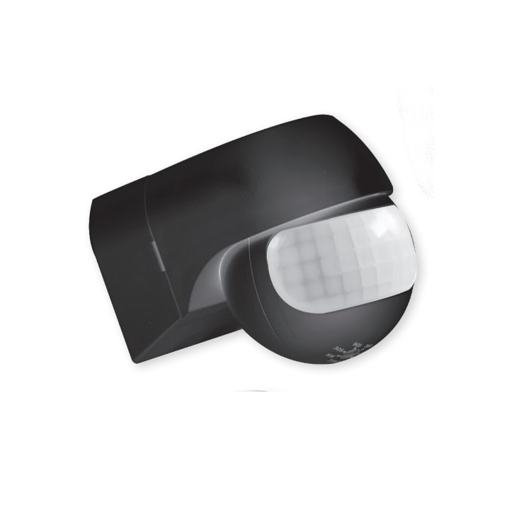 ohybovy pir senzor ip44 cierny mini