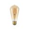 led filament ziarovka e27 st64 8W so zlatým sklom