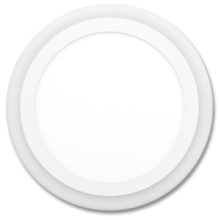 okruhly led mini panel duo 18+6w