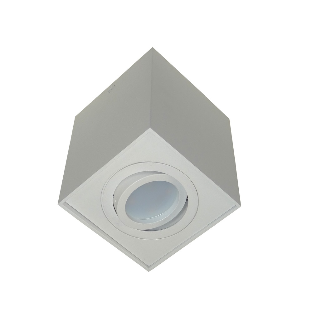 biely hranaty tubus na gu10 naklapatelny long