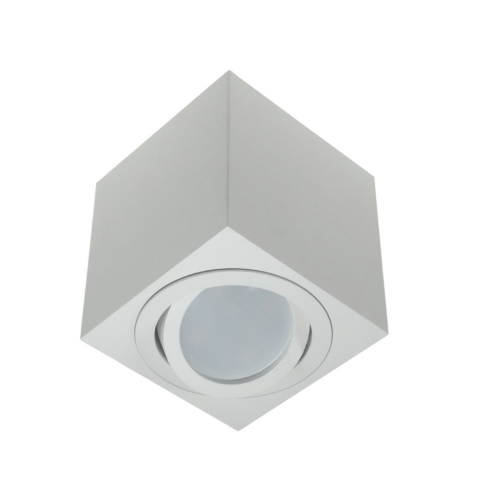 biely hranaty tubus na gu10 naklapatelny mini