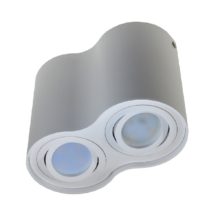 biely okruhly tubus na 2xgu10 naklapatelny long duo