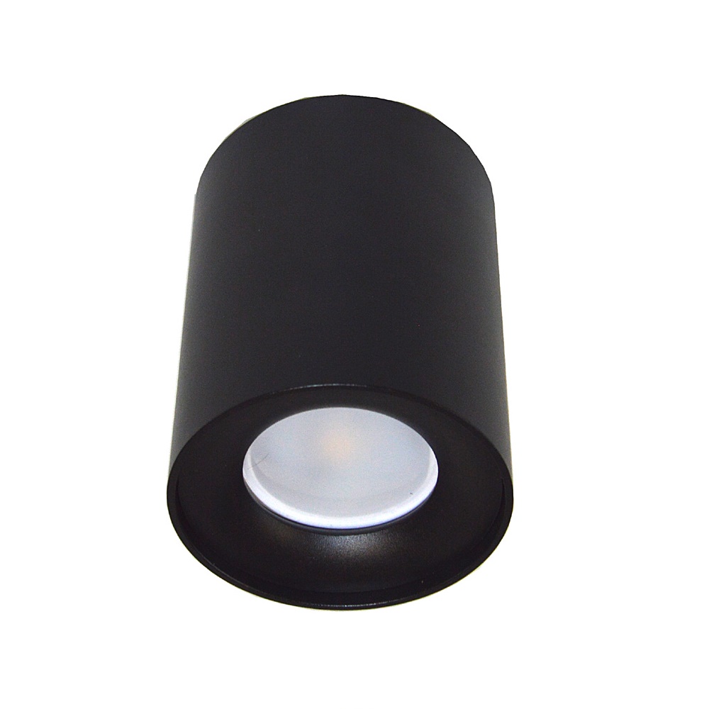 cierny okruhly tubus na gu10 FIX