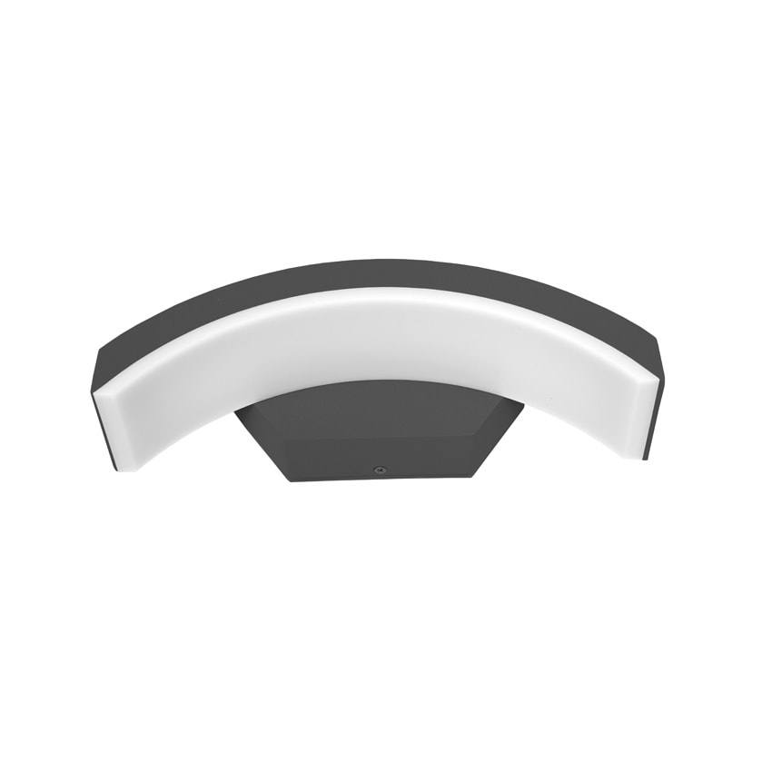 cierne nastenne led svietidlo focus ip54 8w