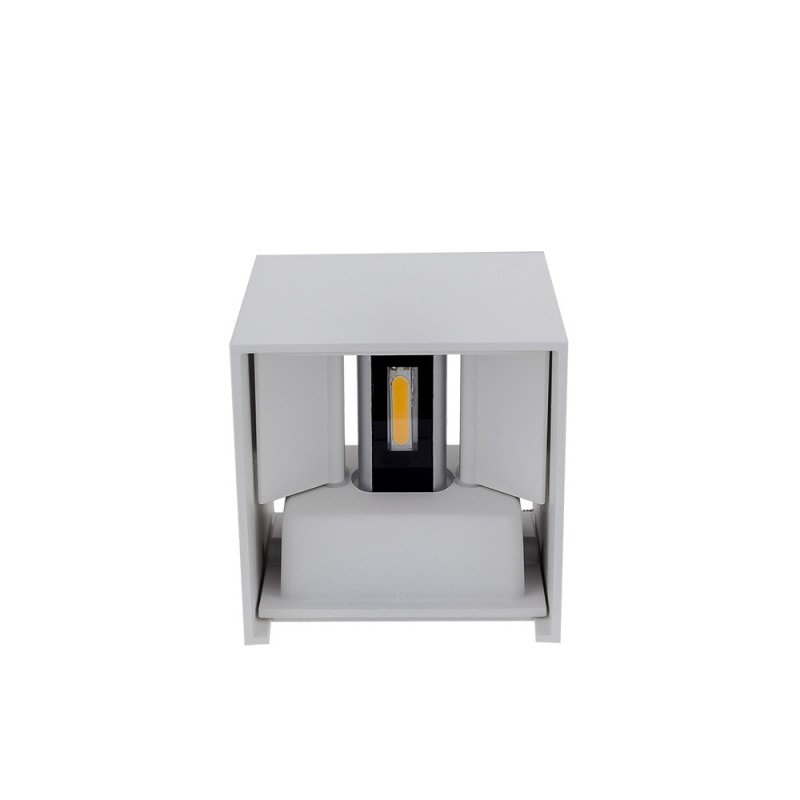 Biele nástenné LED svietidlo IP54 s voliteľným uhlom svietenia 12W – Obrázok 3