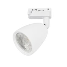 biely led reflektor na jednofazovu kolajnicu 10w