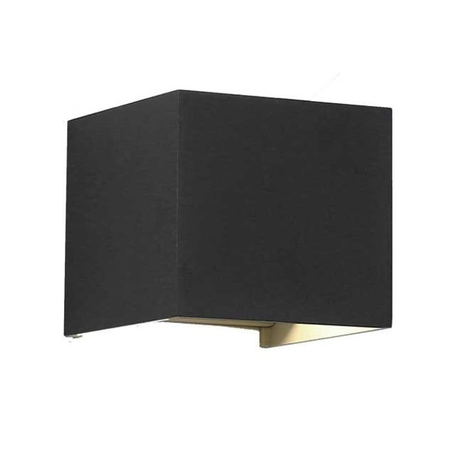 cierne nastenne led svietidloip54 s volitelnym uhlom svietenia 6w