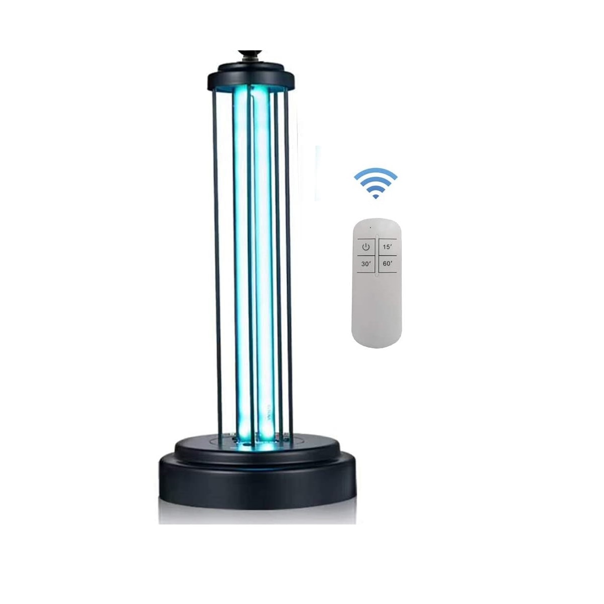 UVc ozónová germicídna dezinfekčná lampa metal 38W – Obrázok 2