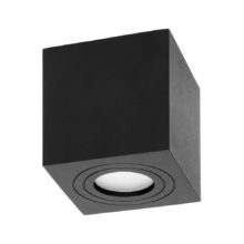 cierny hranaty tubus ip54 na gu10