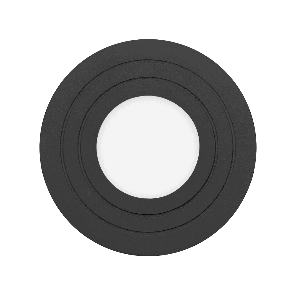 Čierny okrúhly tubus IP54 na GU10 – Obrázok 2