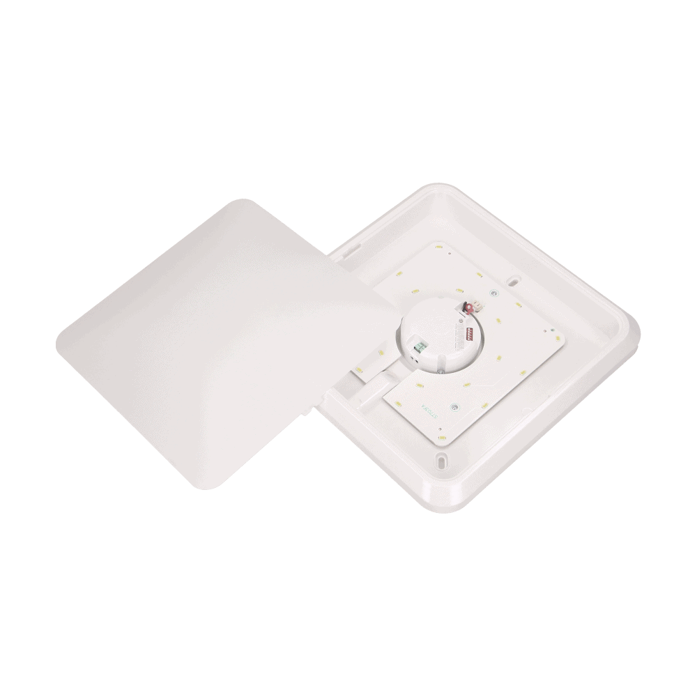 Hranatá LED stropnica s MW senzorom pohybu 16W – Obrázok 2